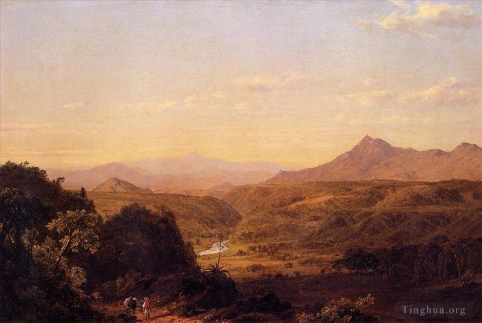 Frederic Edwin Church Oil Painting - Scene among the Andes
