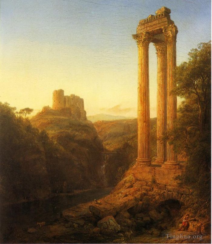 Frederic Edwin Church Oil Painting - Sunrise in Syria