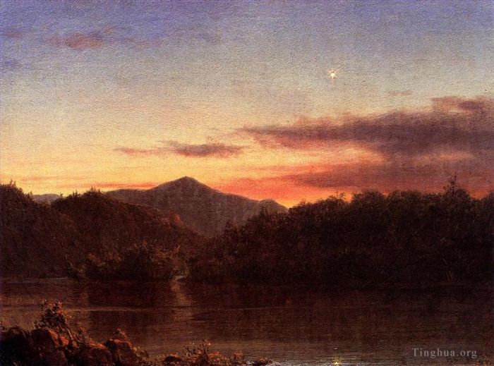 Frederic Edwin Church Oil Painting - The Evening Star