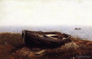 Artist Frederic Edwin Church's Work - The Old Boat aka The Abandoned Skiff
