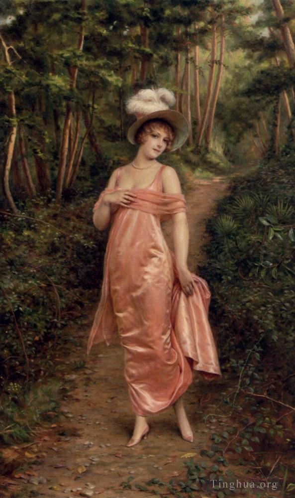 Frederic Soulacroix Oil Painting - Elegance Of The Epoque