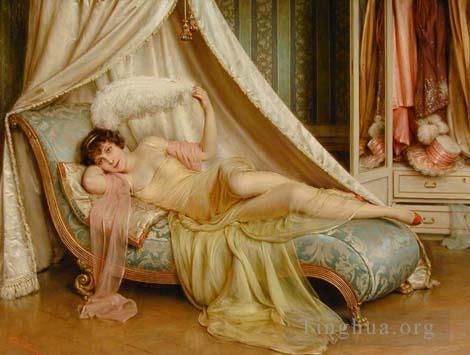 Frederic Soulacroix Oil Painting - La Coquette