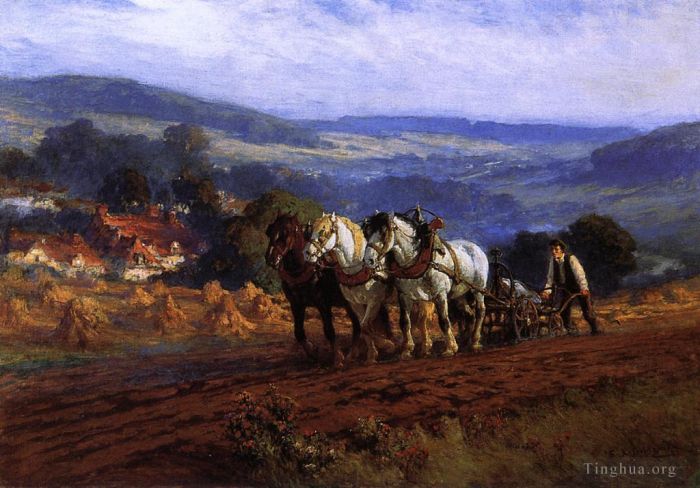 Frederick Arthur Bridgman Oil Painting - The Laborer