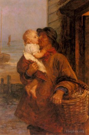 Artist Frederick Morgan's Work - A Welcome For Daddy
