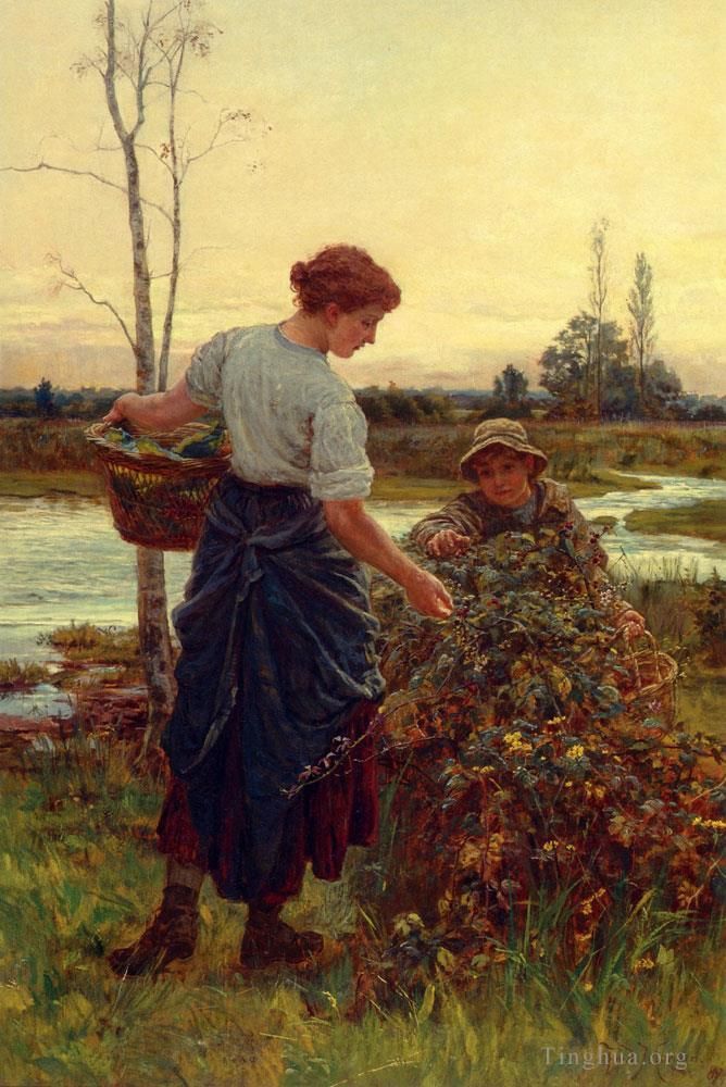 Frederick Morgan Oil Painting - The Harves
