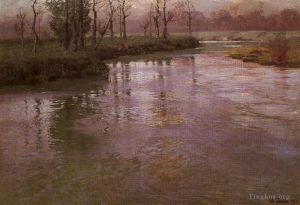 Artist Frits Thaulow's Work - On The French River