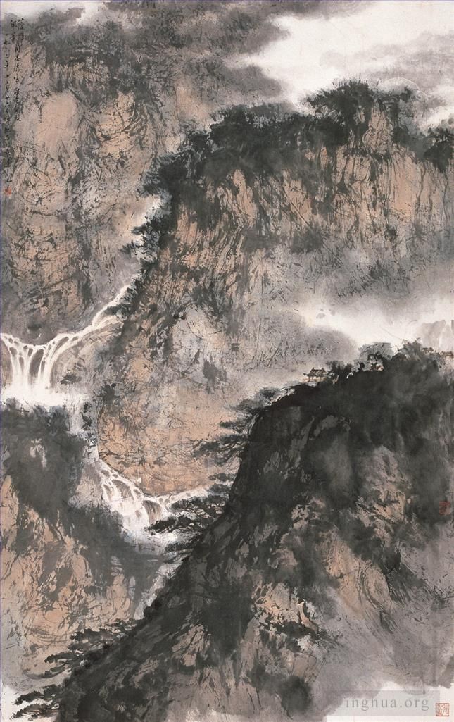 Fu Baoshi Chinese Painting - 27 Chinese Landscape