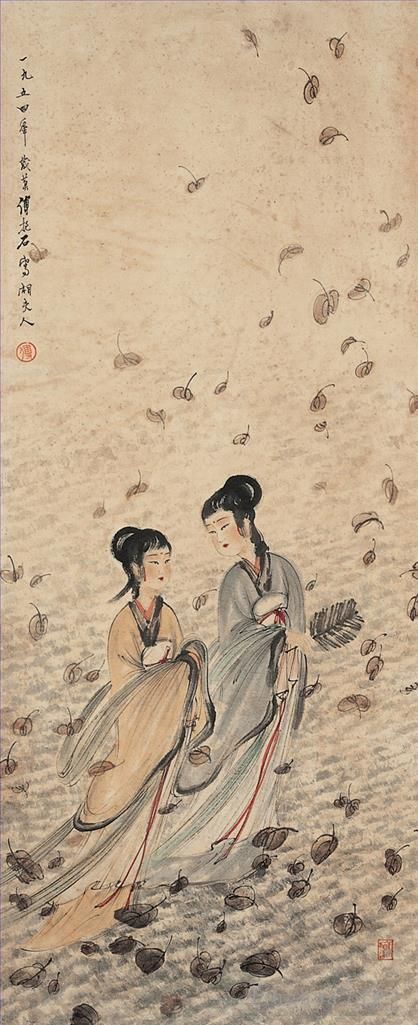 Fu Baoshi Chinese Painting - Unknown title