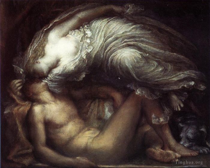 George Frederic Watts Oil Painting - Endymion