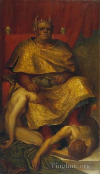 George Frederic Watts Oil Painting - Mammon