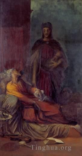 George Frederic Watts Oil Painting - The Messenger
