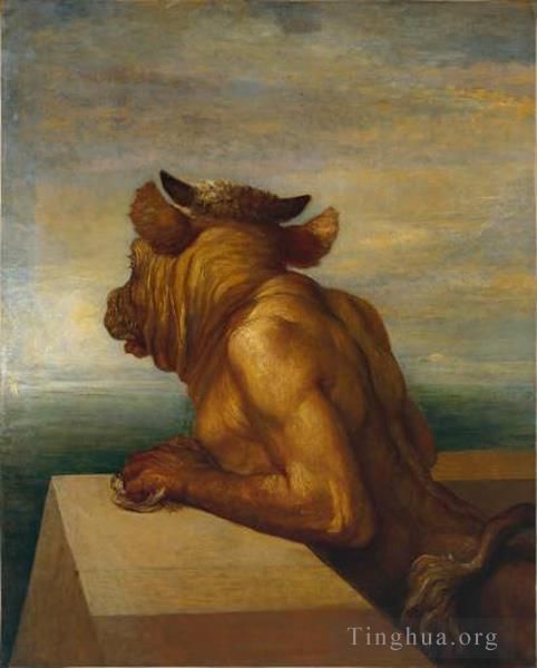 George Frederic Watts Oil Painting - The Minotaur