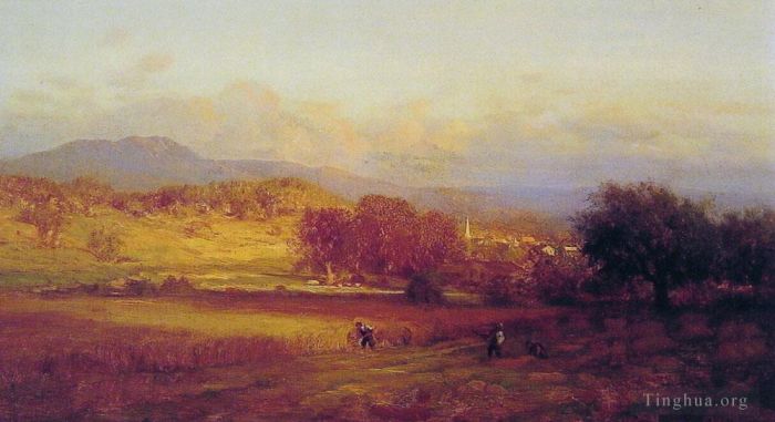 George Inness Oil Painting - Autumn