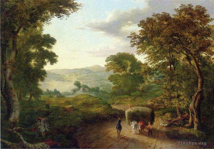 George Inness Oil Painting - Berkshire Hills
