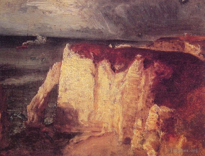 George Inness Oil Painting - Etretat