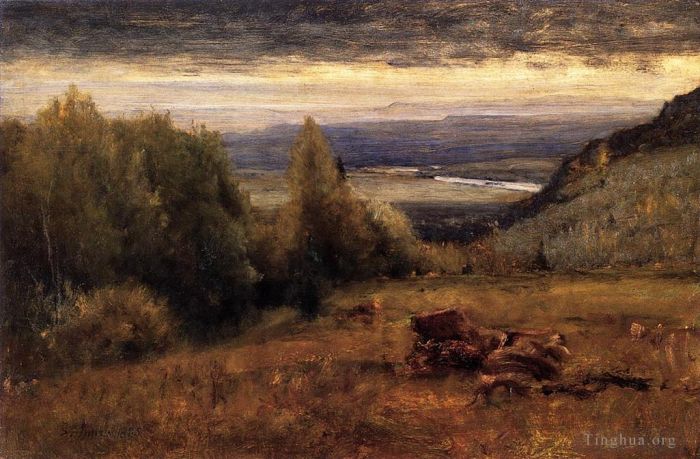 George Inness Oil Painting - From the Sawangunk Mountains