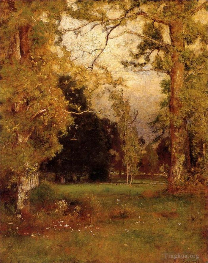 George Inness Oil Painting - Late Afternoon