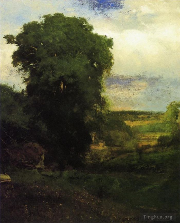 George Inness Oil Painting - Midsummer