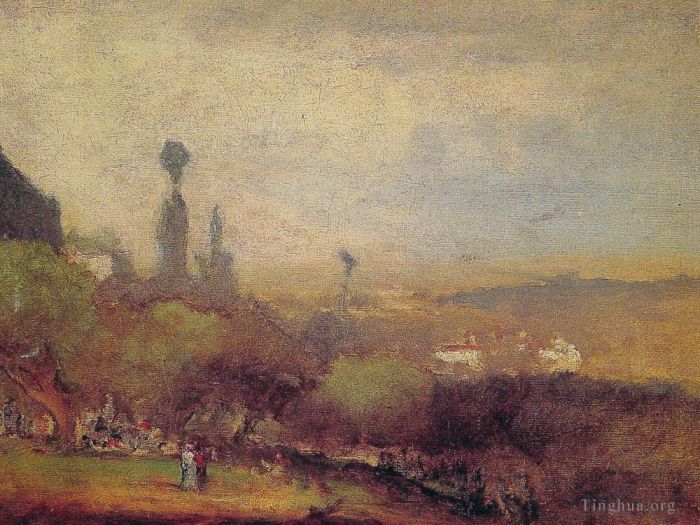 George Inness Oil Painting - Monte Lucia Perugia