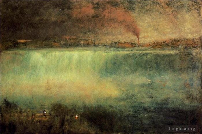 George Inness Oil Painting - Niagara