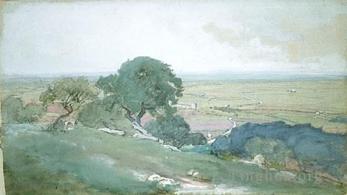 George Inness Oil Painting - Olive Trees At Tivoli
