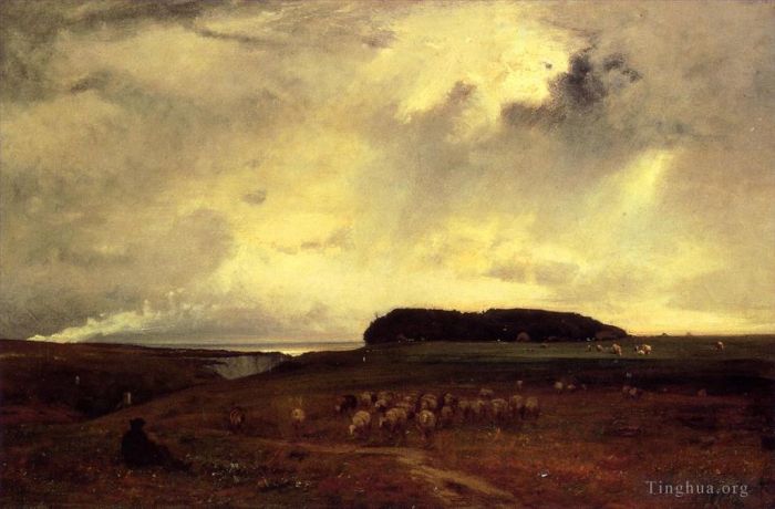 George Inness Oil Painting - The Storm