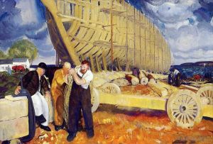Artist George Wesley Bellows's Work - Builders of Ships