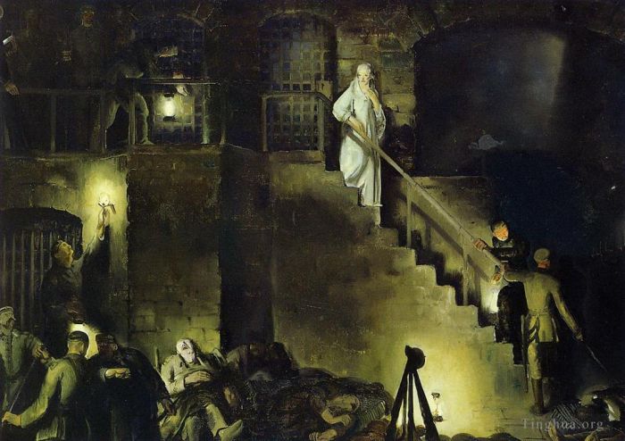 George Wesley Bellows Oil Painting - Edith Cavell 1918