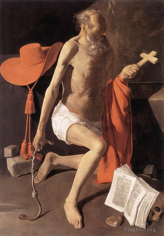 Georges de La Tour Oil Painting - Penitent St Jerome