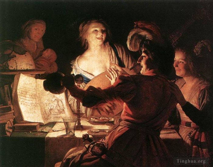 Gerard van Honthorst Oil Painting - The Prodigal Son 1623
