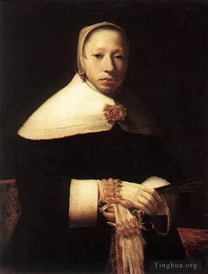 Artist Gerrit Dou's Work - Portrait of a Woman