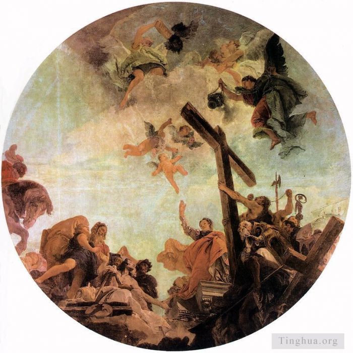 Giovanni Battista Tiepolo Oil Painting - Discovery of the True Cross