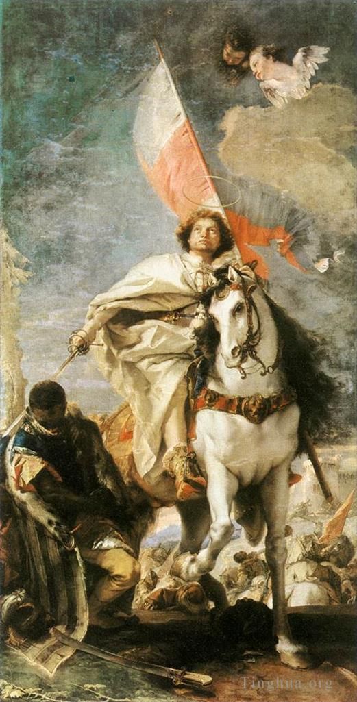 Giovanni Battista Tiepolo Oil Painting - St James the Greater Conquering the Moors