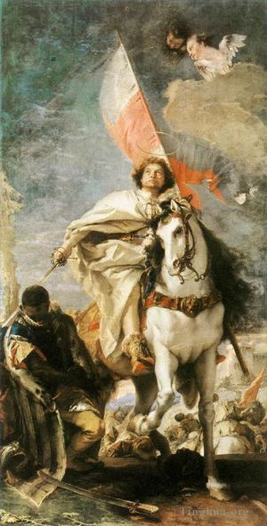 Artist Giovanni Battista Tiepolo's Work - St James the Greater Conquering the Moors