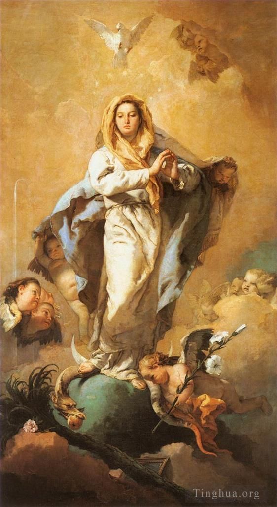 Giovanni Battista Tiepolo Oil Painting - The Immaculate Conception