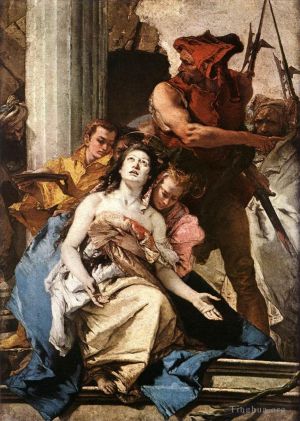Artist Giovanni Battista Tiepolo's Work - The Martyrdom of St Agatha