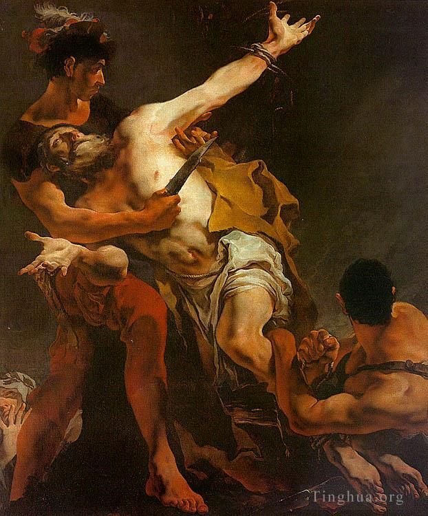 Giovanni Battista Tiepolo Oil Painting - The Martyrdom of St Bartholomew