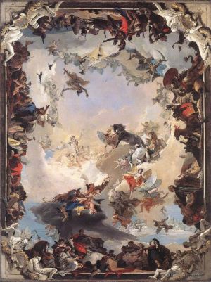 Artist Giovanni Battista Tiepolo's Work - Allegory of the Planets and Continents