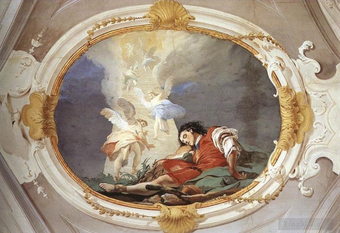 Giovanni Battista Tiepolo Various Paintings - Palazzo Patriarcale Jacobs Dream