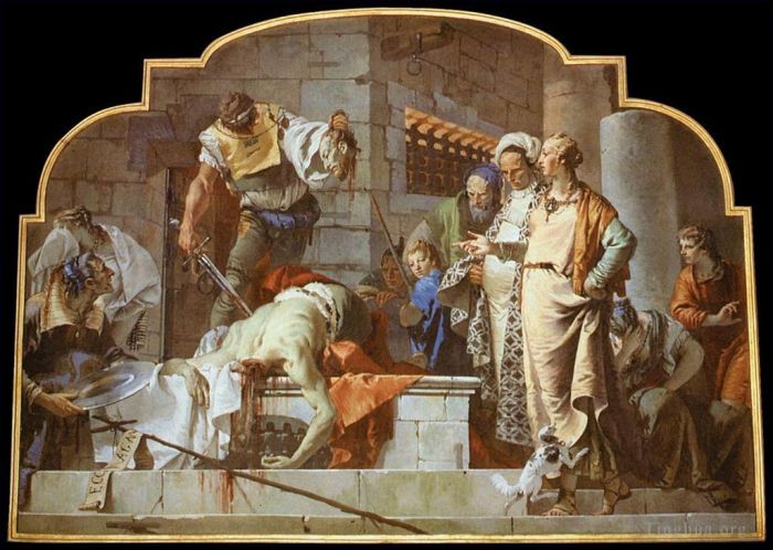 Giovanni Battista Tiepolo Various Paintings - The Beheading of John the Baptist