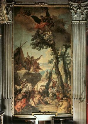 Artist Giovanni Battista Tiepolo's Work - The Gathering of Manna