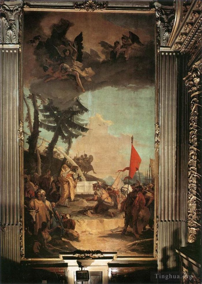 Giovanni Battista Tiepolo Various Paintings - The Sacrifice of Melchizedek