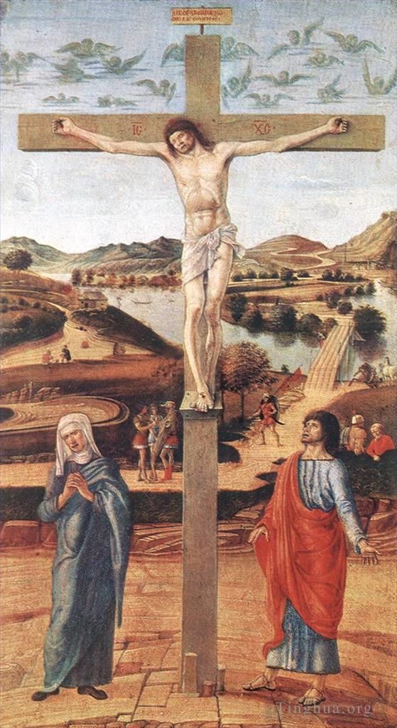 Giovanni Bellini Oil Painting - Crucifix