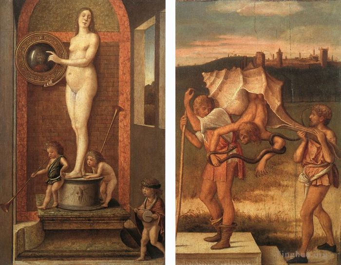 Giovanni Bellini Oil Painting - Four allegories 2
