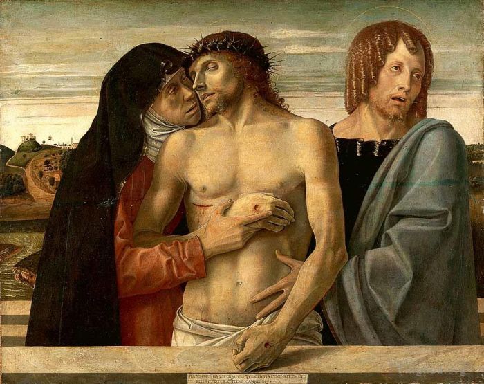 Giovanni Bellini Oil Painting - Pieta
