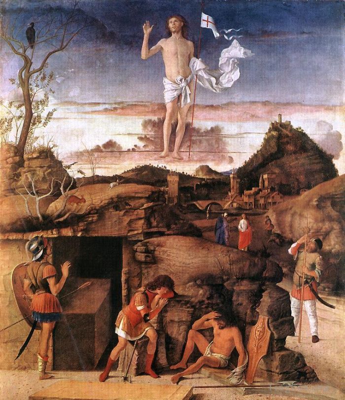 Giovanni Bellini Oil Painting - Resurrection of Christ