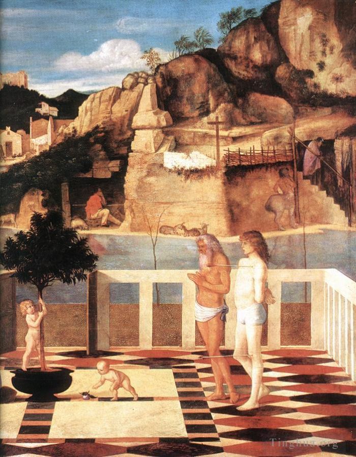 Giovanni Bellini Oil Painting - Sacred allegory