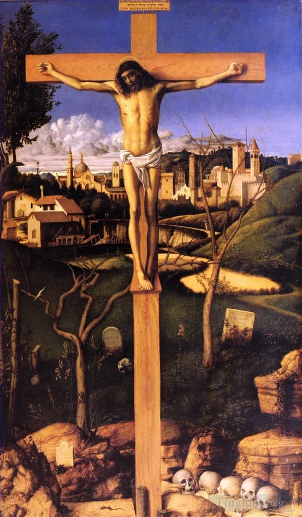 Giovanni Bellini Oil Painting - The crucifixion