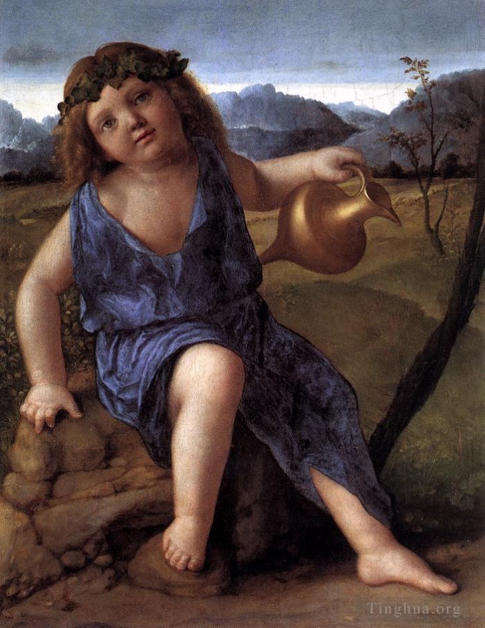 Giovanni Bellini Oil Painting - Young Bacchus