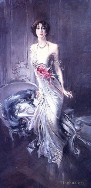 Artist Giovanni Boldini's Work - Portrait of Madame E L Doyen